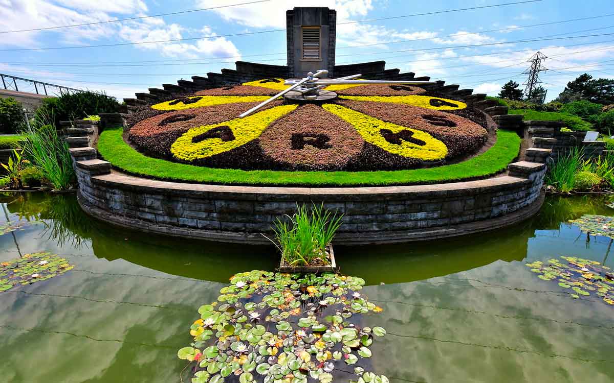 FLORAL CLOCK
